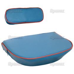 UF82999   Seat Cushion and Backrest---Blue with Orange Trim